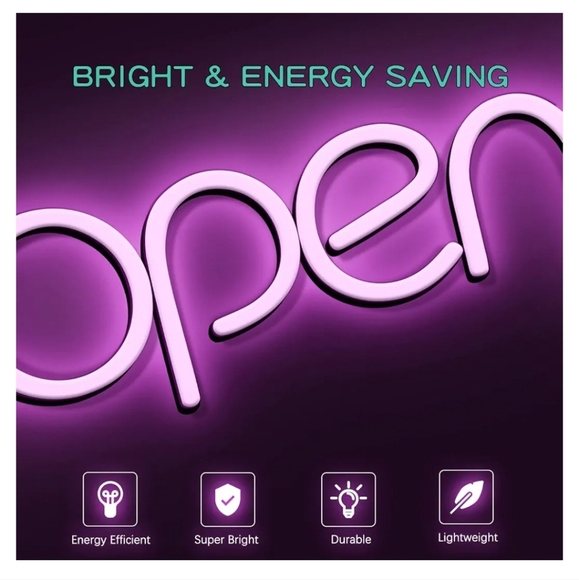 Neon Open Sign in Multiple Colors NEW - Picture 4 of 16